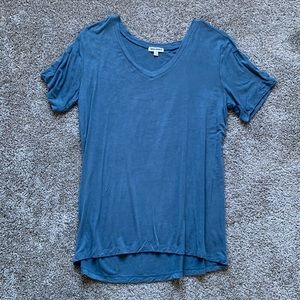 Blue V-Neck T-Shirt